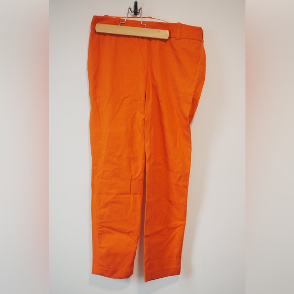 J. Crew City Fit Pants / Skinny Stretch Fit - Orange - Picture 3 of 3